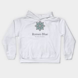 Romeo blue Design Kids Hoodie